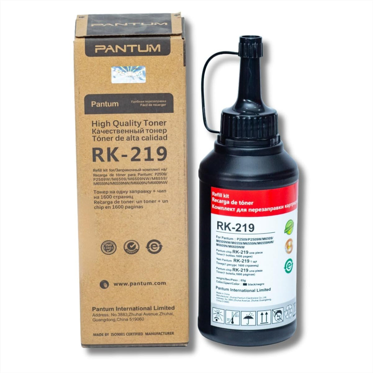 Refil Toner RK-219 Mono para Pantum P2509W M6559NW