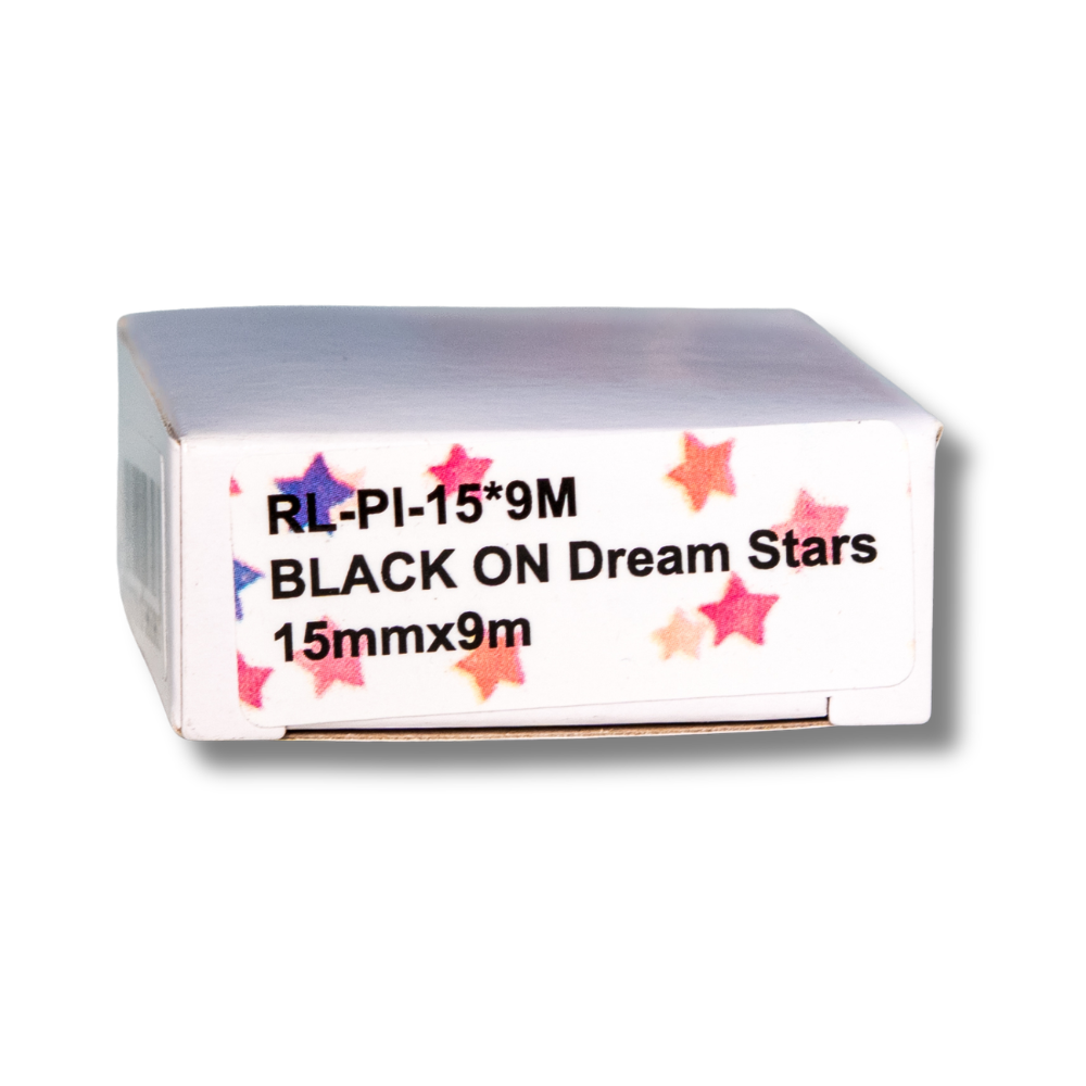 Fita para Rotuladora Pantum PP-110 Estrela Colorida (15mm x 9m)