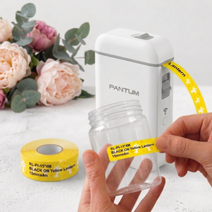 Fita para Rotuladora Pantum PP-110 Amarelo Lanterna (15mm x 4m)